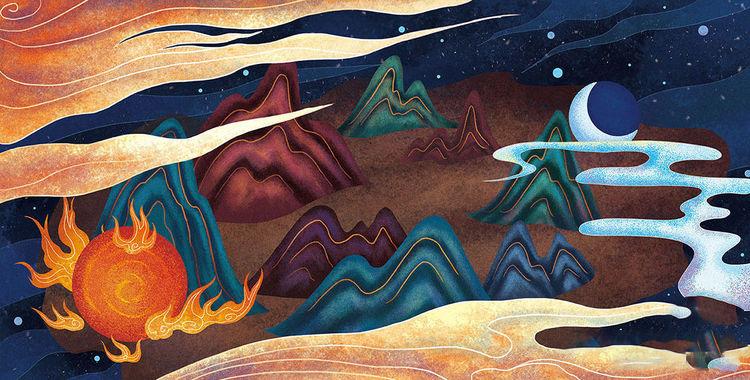 盘古开天地 嫦娥奔月空 潍城区永安路小学四年级八班楹联练笔 第 18 期(图1)