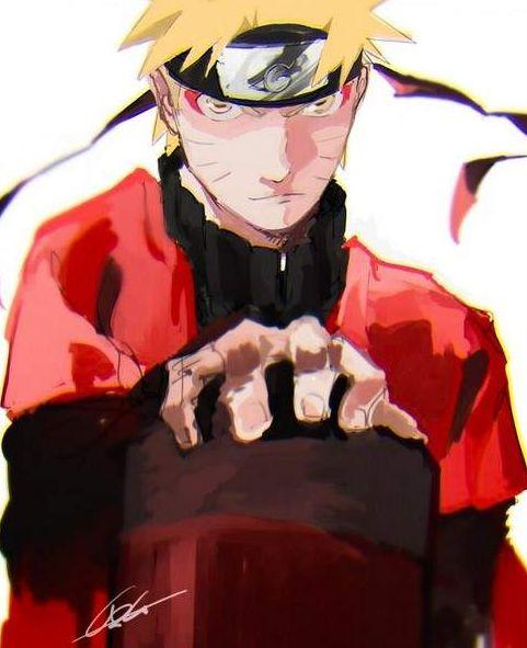 画师创作动漫角色励志语录，路飞鸣人频出金句，瞬间元气满满(图6)