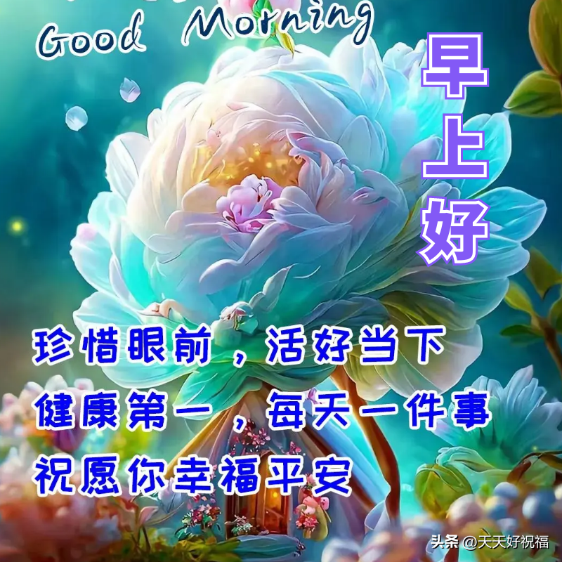 11月，正能量漂亮早上好图片心语文案，早上好正能量励志图片语录(图5)