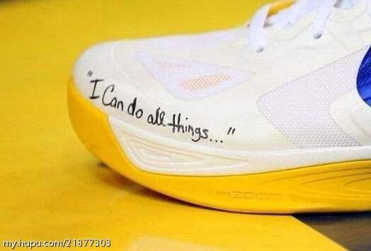 库里在球鞋上写的是哪句话，为何将这句话写在球鞋上(图4)