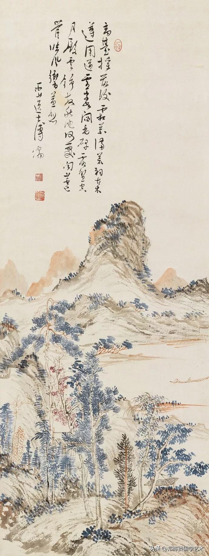 夕阳映翠微，莫问红尘多少事，山青水秀不思归(图3)