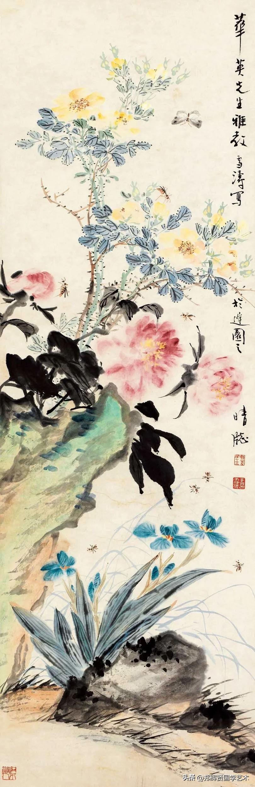 夕阳映翠微，莫问红尘多少事，山青水秀不思归(图4)