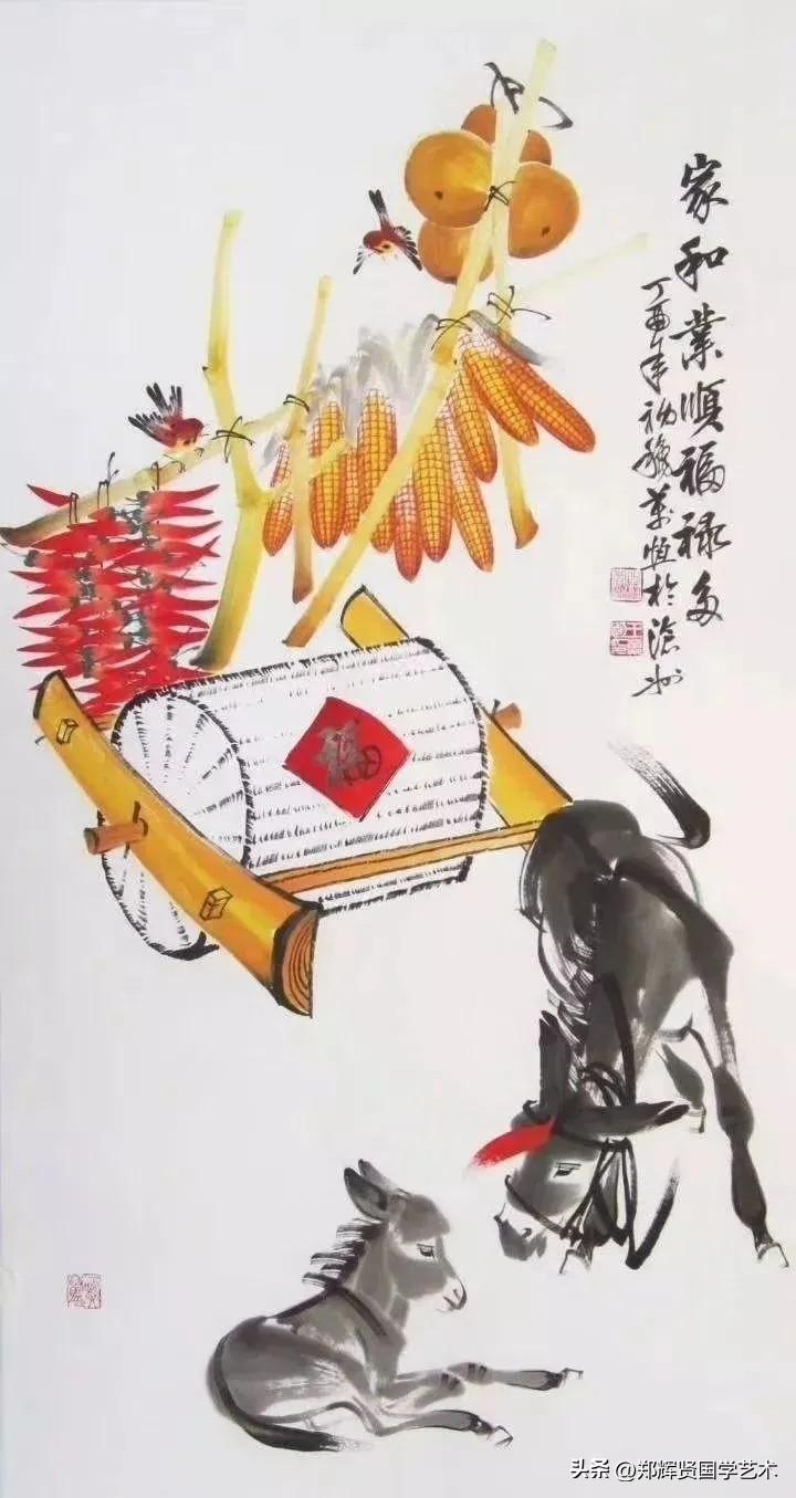 夕阳映翠微，莫问红尘多少事，山青水秀不思归(图5)