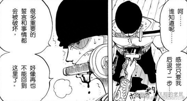海贼王，强者真正的尊严，索隆与白胡子告诉我们(图1)