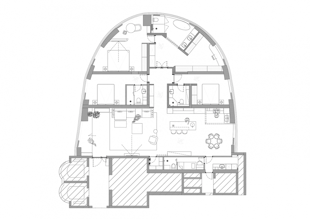现代简雅私宅设计，归家的宁静！(图2)