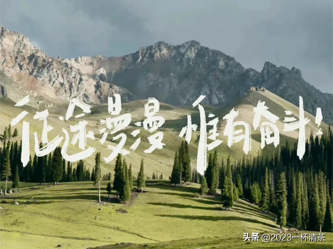 早安励志语｜唯有坚持拼搏，才有机会实现梦想(图15)