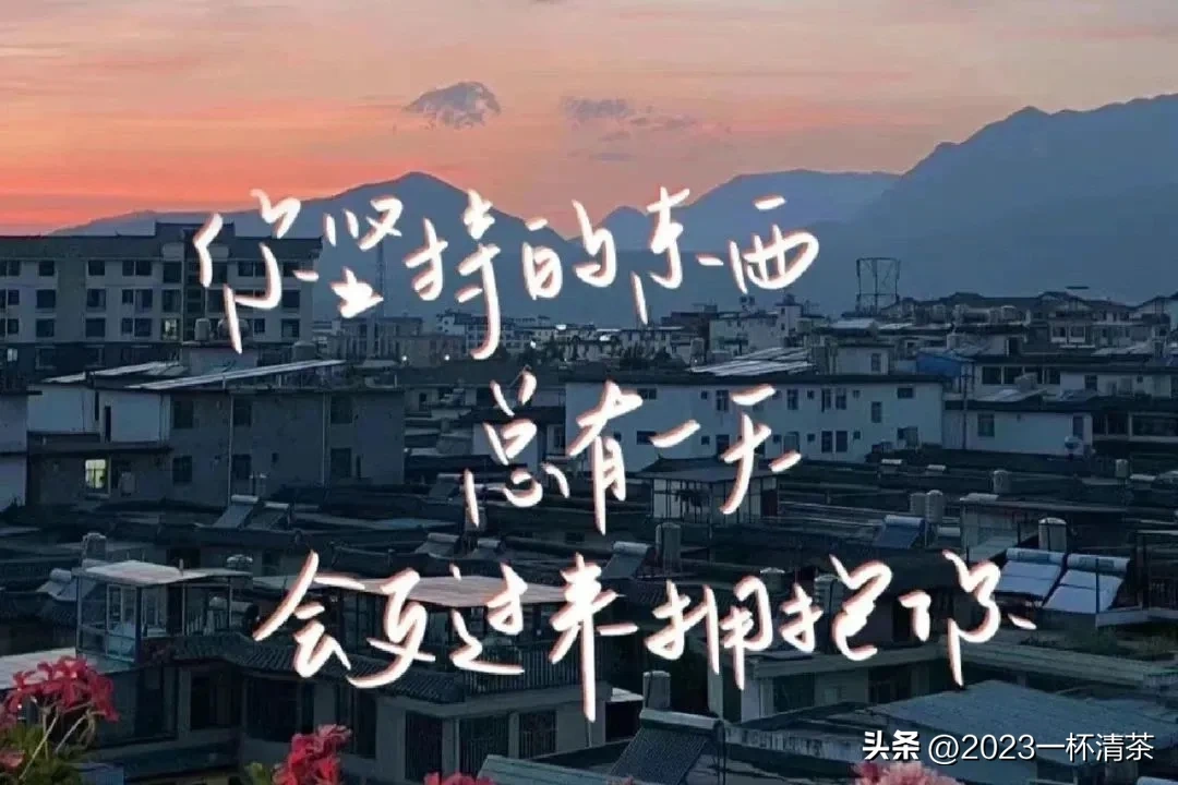 早安励志语｜唯有坚持拼搏，才有机会实现梦想(图26)