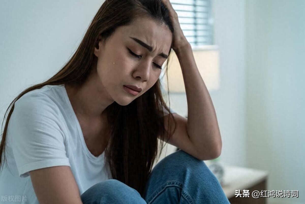 100句表达悲痛的句子 唯将终夜长开眼 报答平生未展眉(图5)