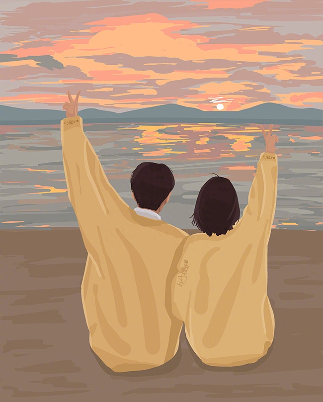 静静地看日落夕阳的唯美文案，拿去发朋友圈(图1)