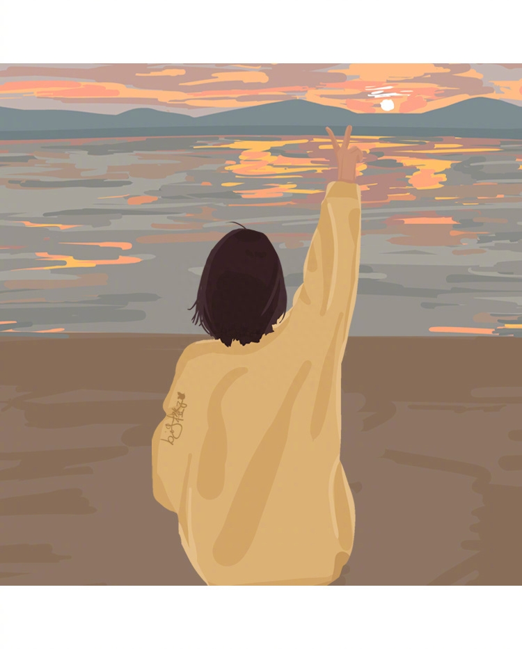 静静地看日落夕阳的唯美文案，拿去发朋友圈(图5)