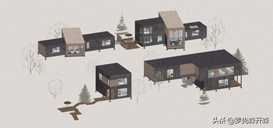 依山而建的森林度假民宿——春有百花秋有月，夏有凉风冬有雪(图8)