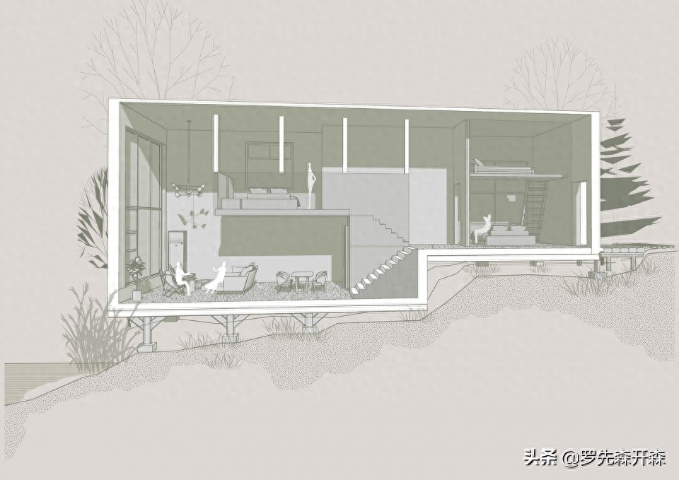 依山而建的森林度假民宿——春有百花秋有月，夏有凉风冬有雪(图23)